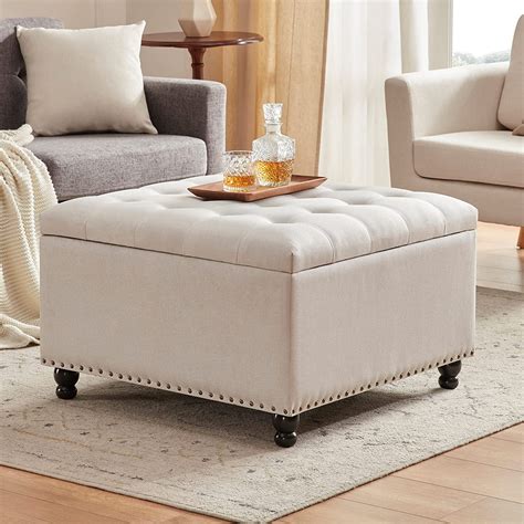 oversized square ottoman